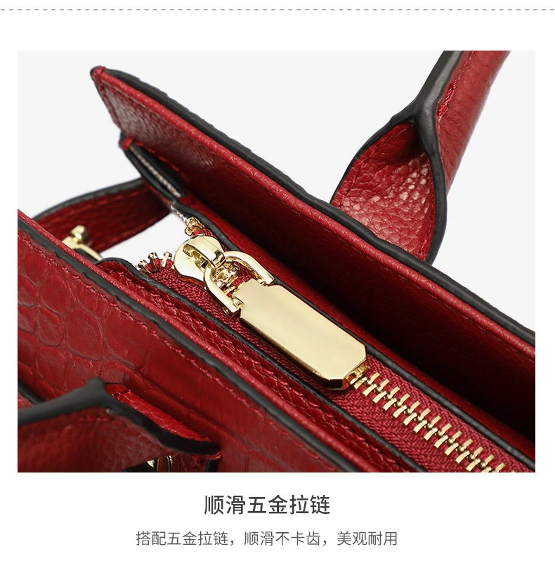 Women′s Bag 2023new Summer Fashion Large Capacity Leather Mother Handbag for Middle-Aged Women