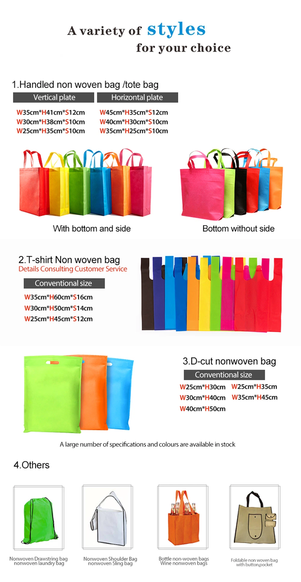 Wholesale Custom Personalized Non Woven Bag Promotional Reusable Cloth Shopping Tote Bags PP Laminated Non Woven Shopping Bag